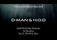 D-Man & H.O.D live at #10YearsOfBass